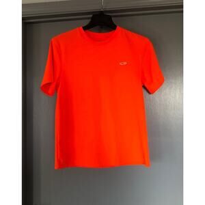 Champion DUO DRY Mens T shirt Safety Orange size Med. Short Sleeve